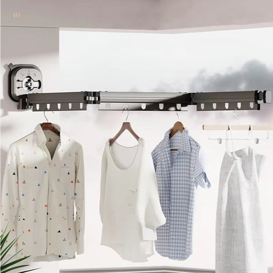 Tendedero de Ropa Plegable de Metal para Pared