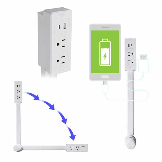 Extensor de Enchufe Giratorio