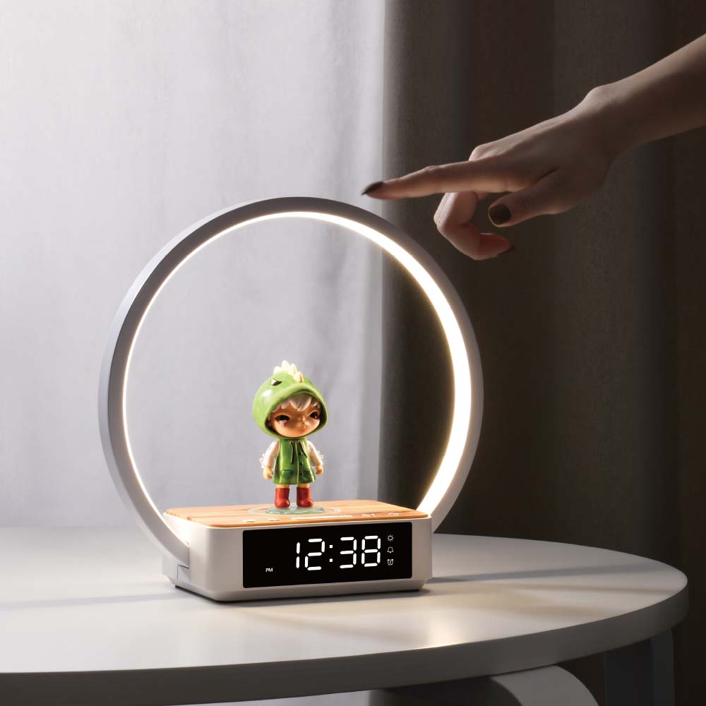 Lámpara de Mesa con Control Táctil Circular