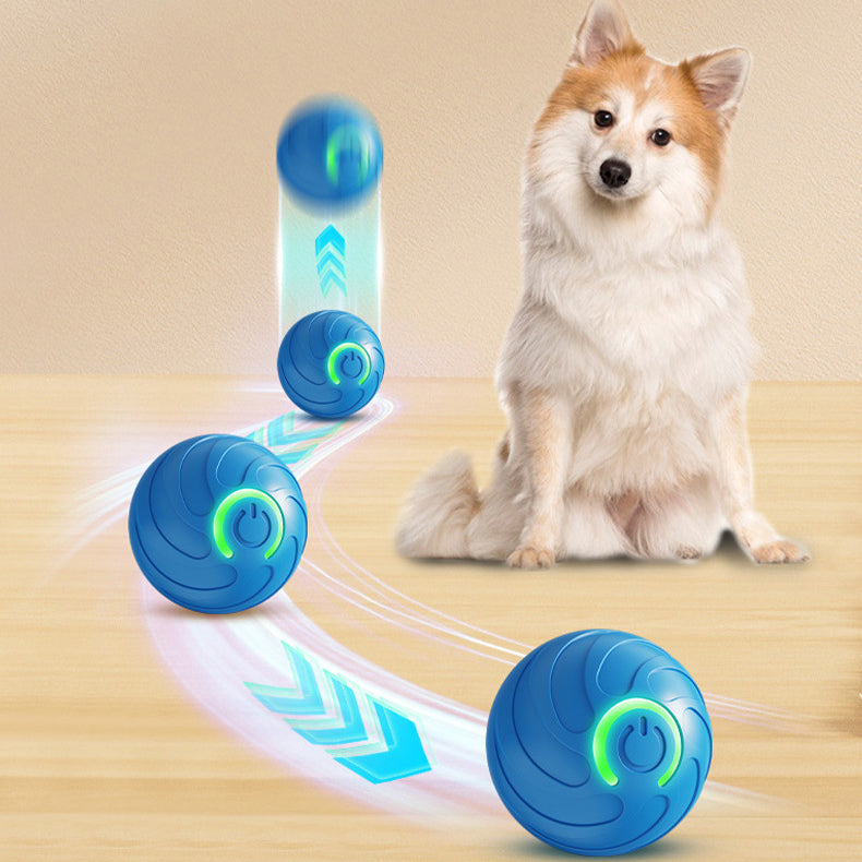Pelota Rodante Automática Inteligente — Juguete Interactivo para Perros y Gatos