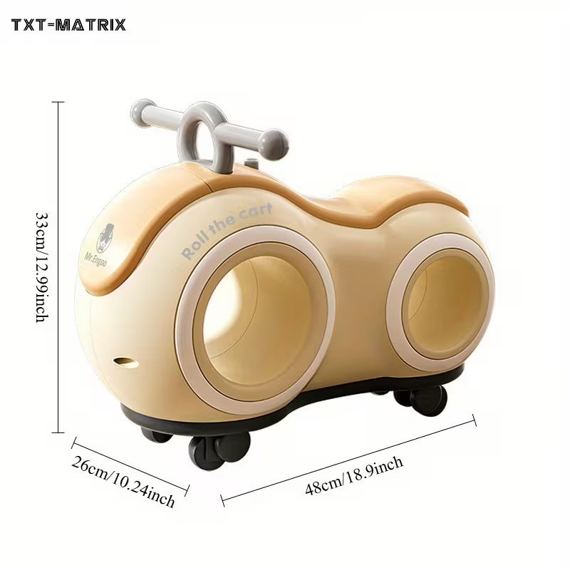 Bicicleta de Bebé de Cuatro Ruedas – Mini Patinete "Cacahuete" para Niños de 1 a 3 Años