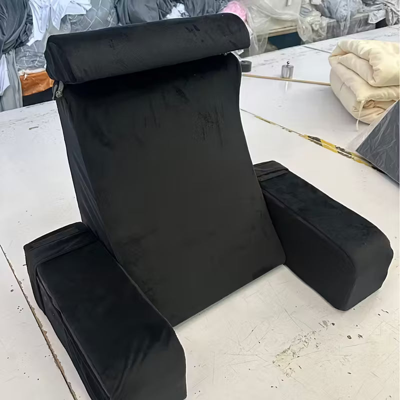 ALMOHADA DE LECTURA DE ESPUMA VISCOELÁSTICA – COJÍN TRIDIMENSIONAL DE RESPALDO PARA CAMA Y HOTELES