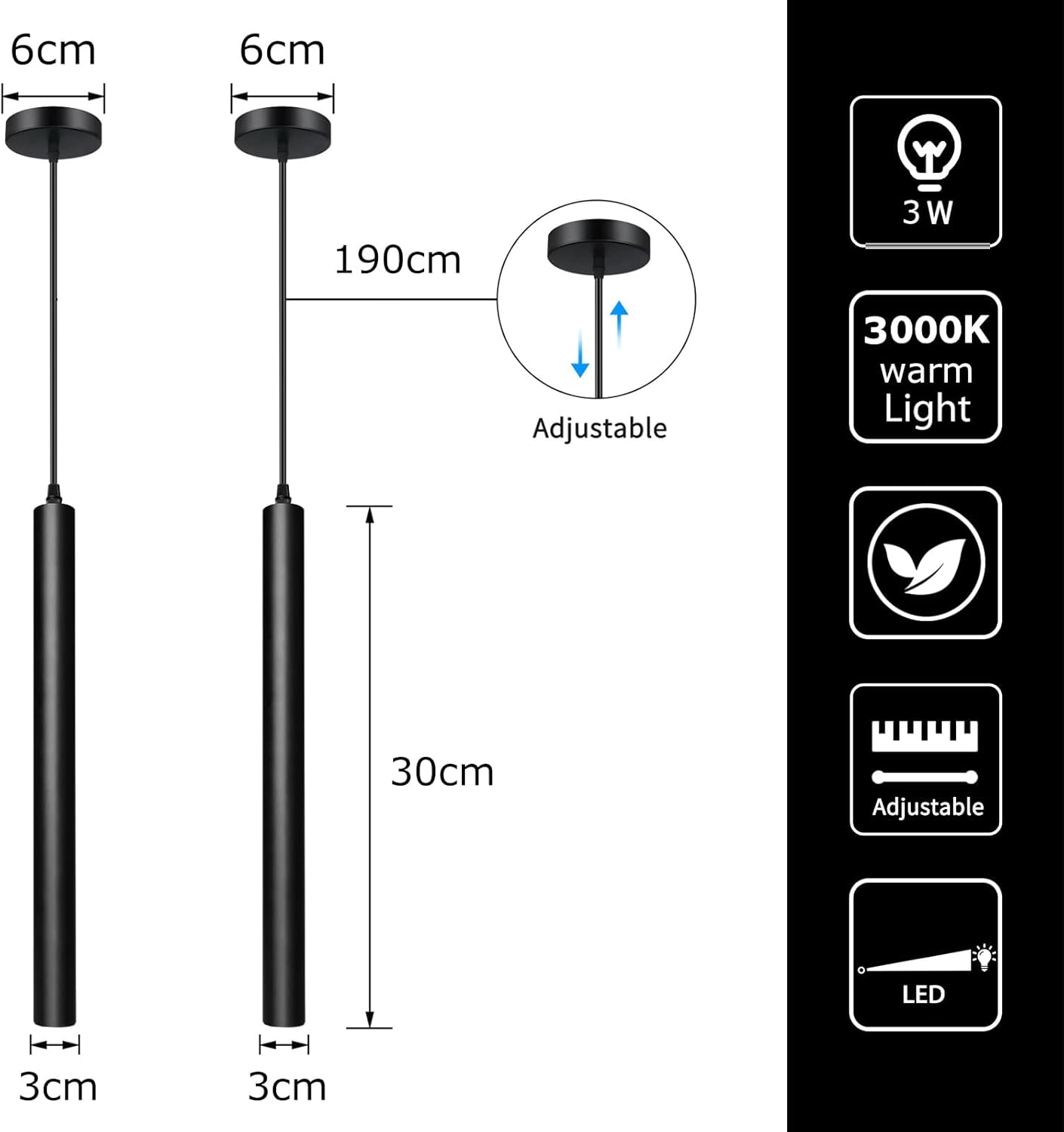 LÁMPARAS COLGANTES LED