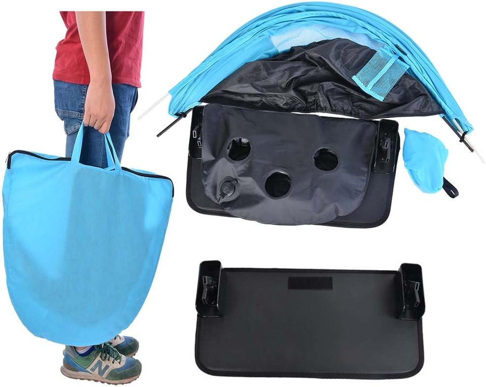 SOMBRILLA POP PORTÁTIL AJUSTABLE PARA PLAYA – REFUGIO INSTANTÁNEO CON ESTUCHE