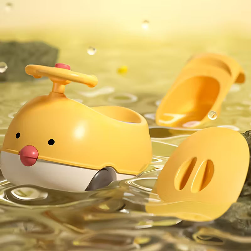 Asiento de Entrenamiento de Inodoro para Niños | Tapa Acolchada Suave y Diseño Portátil