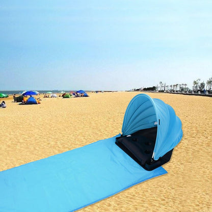 SOMBRILLA POP PORTÁTIL AJUSTABLE PARA PLAYA – REFUGIO INSTANTÁNEO CON ESTUCHE