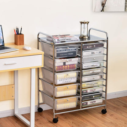 Organizador de gabinetes con ruedas