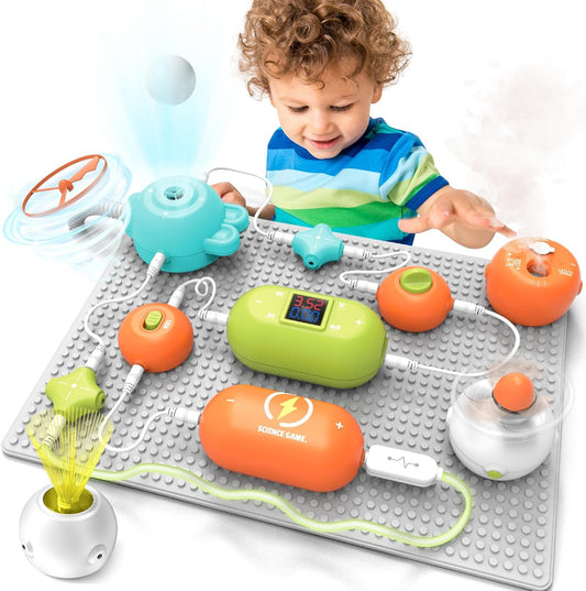 Zhorya 300+ Proyectos STEM – Juguete Educativo de Circuitos Electrónicos y Bloques de Construcción