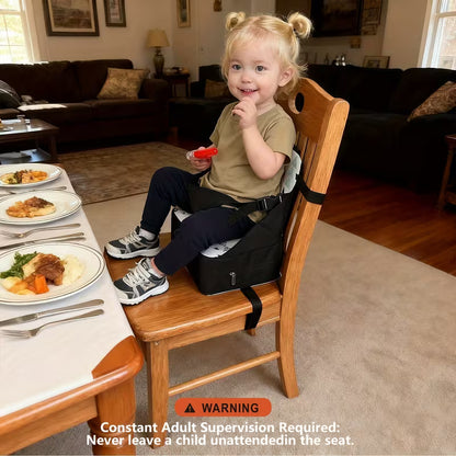 Silla de Comedor Ajustable Infantil – Cojín Elevador Portátil con Aumento de Altura y Base Antideslizante