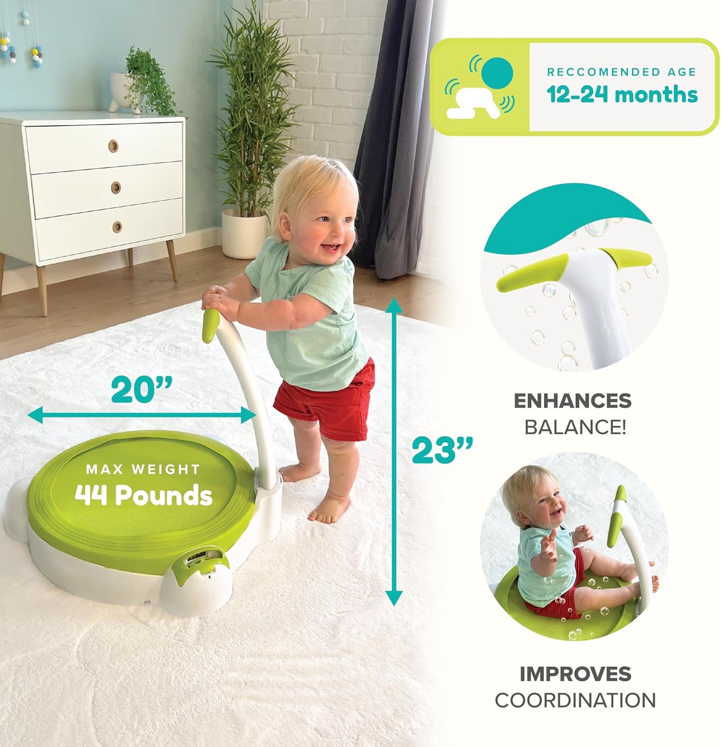 Mini Trampolín de Burbujas para Niños