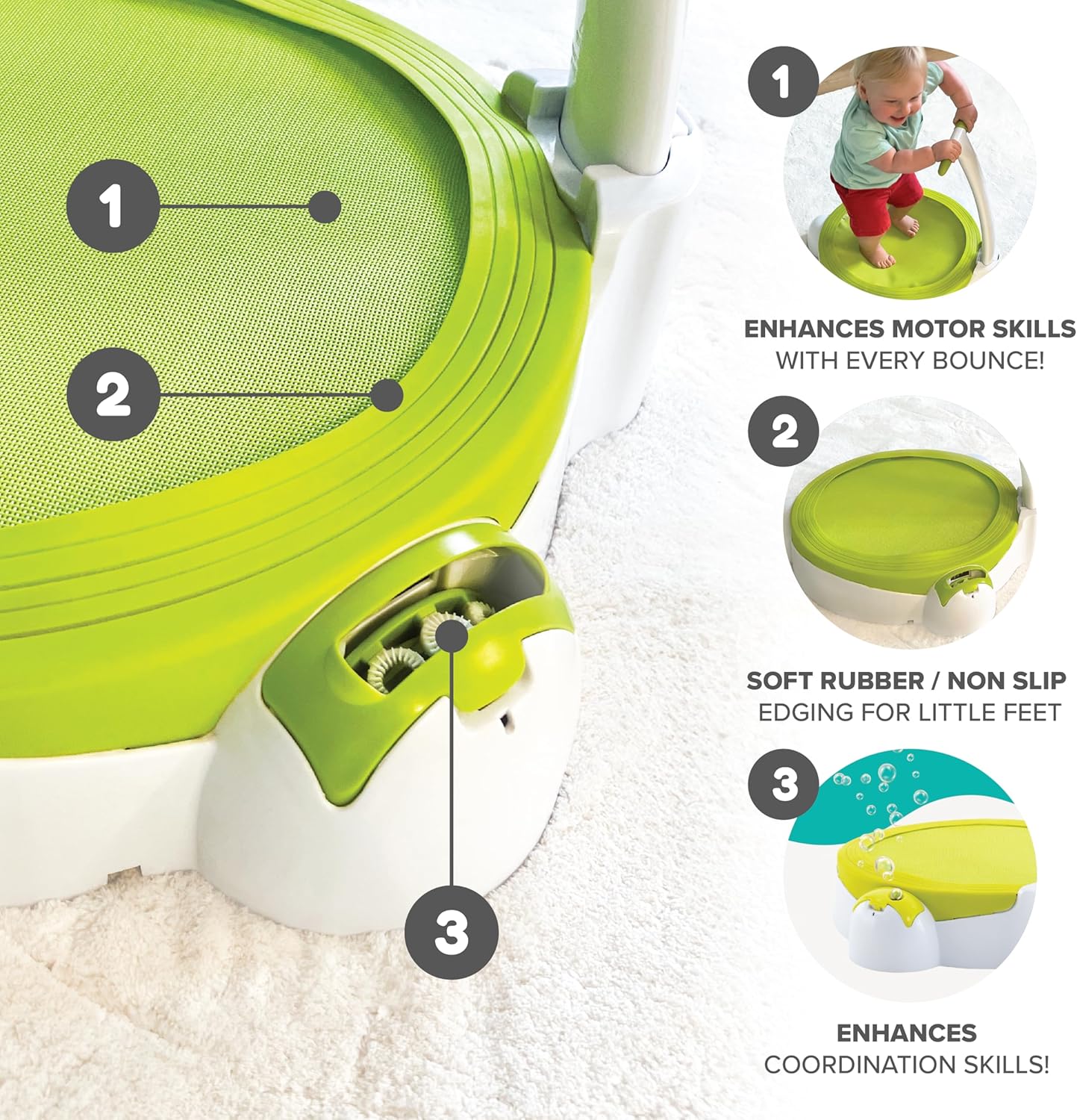 Mini Trampolín de Burbujas para Niños