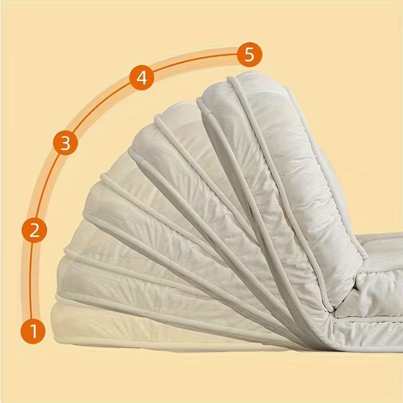 Sofá Convertible 2 en 1 Moderno 🤍🧸 | Asiento Plegable con Espuma Viscoelástica &amp; Diseño Perezoso