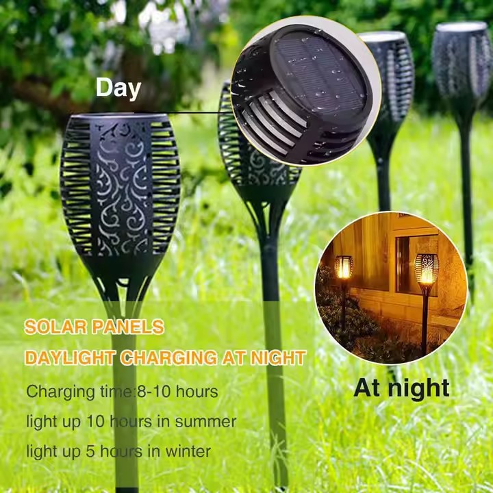 Antorcha Solar LED 96 Luces