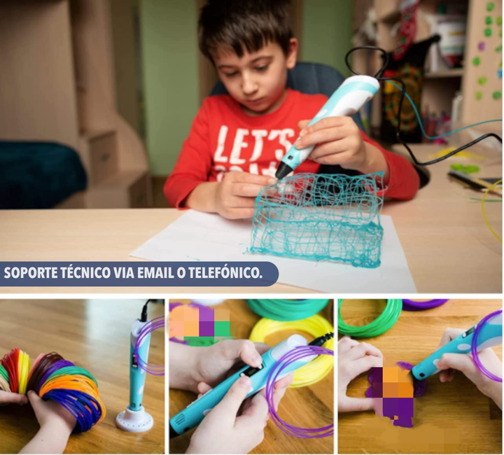 Bolígrafo de Impresión 3D para Niños