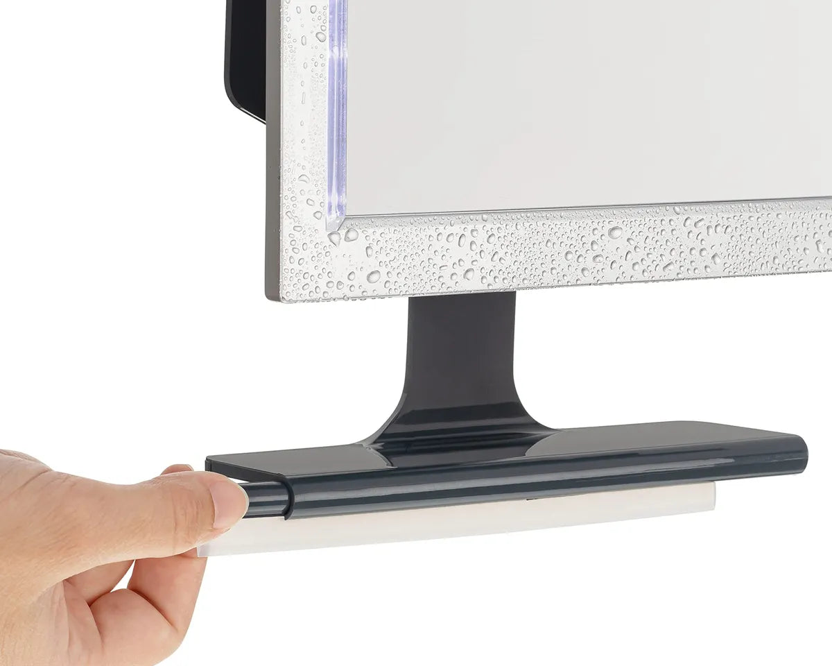 Espejo de Ducha Antivaho con LED y Espátula