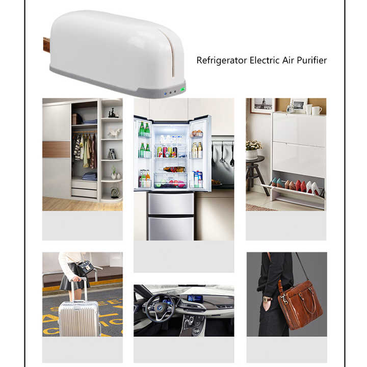 purificador recargable para tu nevera con generador de ozono