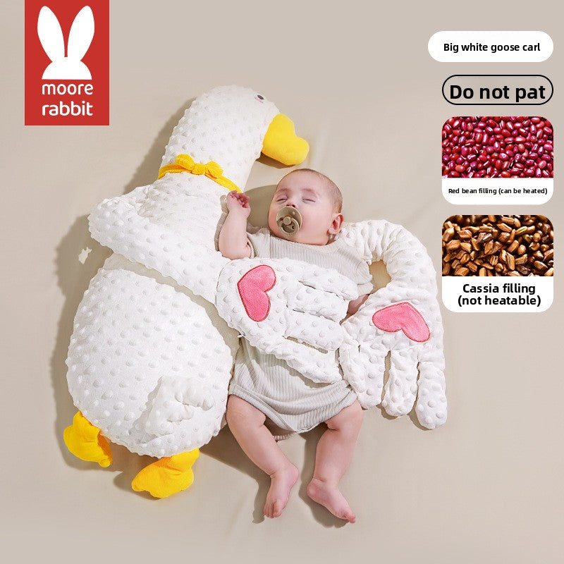 Almohada de Ganso Blanco Grande para Bebés – Suavidad, Calma y Confort Para un Sueño Más Tranquilo