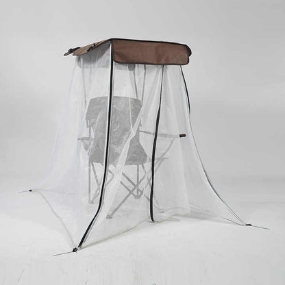Silla Plegable de Metal con Dosel y Mosquitera
