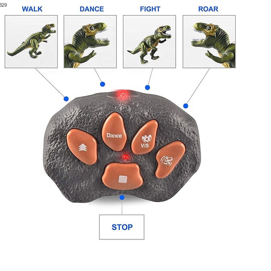 Tiranosaurio Rex RC 2.4G — Dinosaurio de Control Remoto que Camina y Rocía Niebla