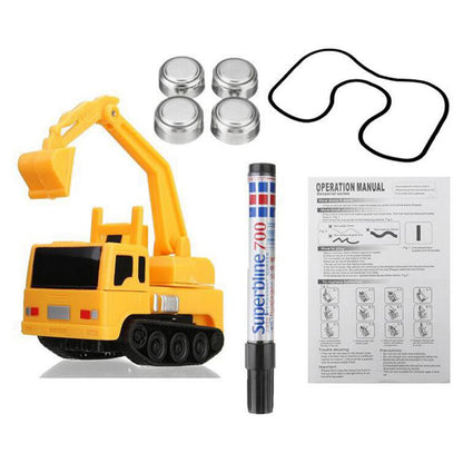 Carro Mágico Sigue la Línea Negra