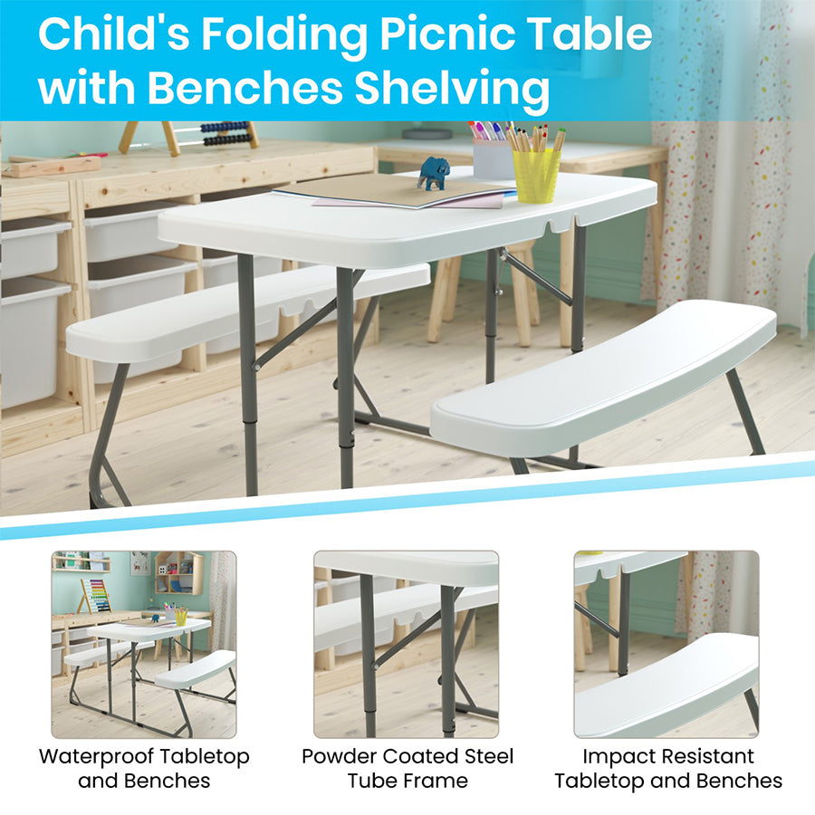 silla de jardín con mesa plegable para niños,