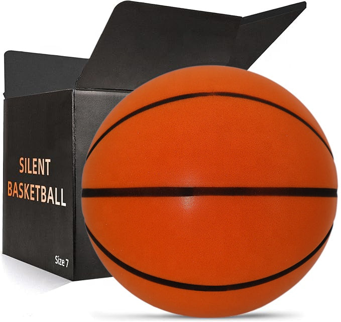 🏀🤫✨ Balón de Baloncesto Silencioso de Espuma PU | Uso en Interiores | Tamaño 7 | Entrenamiento Sin Ruido