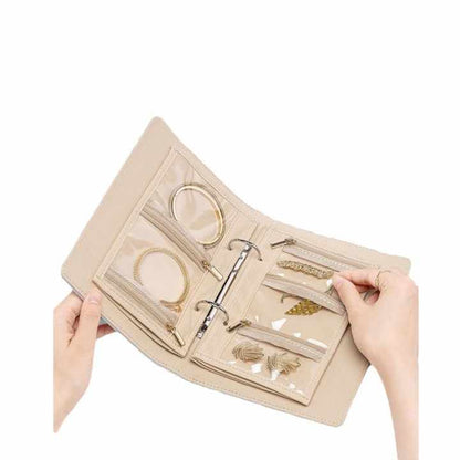 libro de almacenamiento de joyas plegable