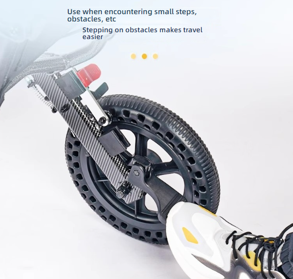 Silla de Ruedas de Transporte Ligera — Plegable, Ajustable y Súper Cómoda para Adultos Mayores