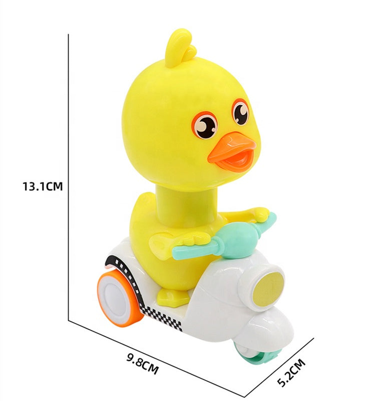 Juguete Pato en Scooter