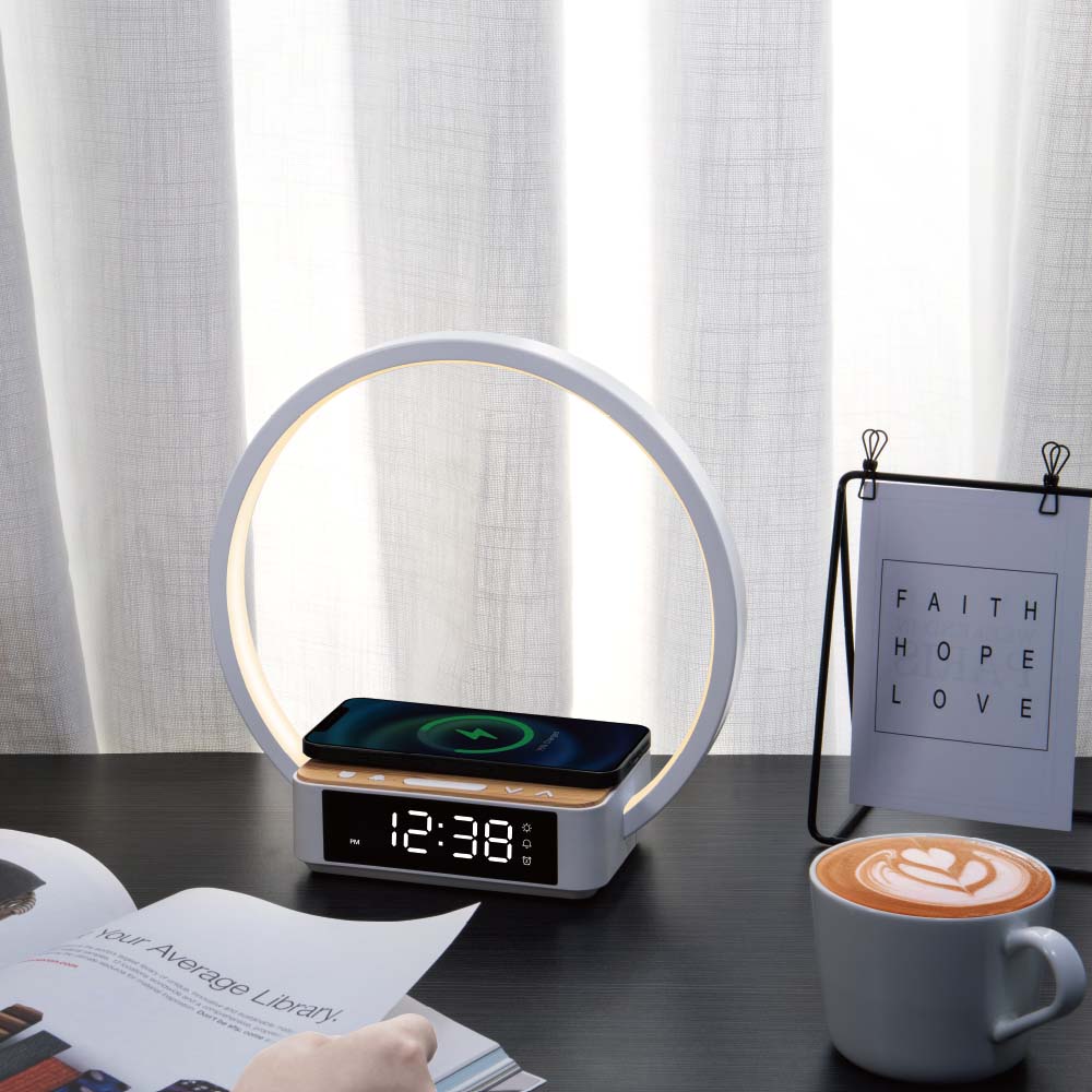 Lámpara de Mesa con Control Táctil Circular