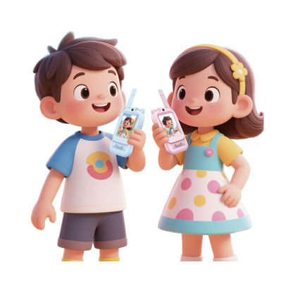 Walkie-Talkie de Video Creativo para Niños