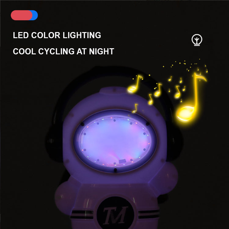 🚗🫧✨ Coche de Burbujas con Equilibrio Eléctrico para Niños | Vehículo para Montar con Luz LED y Música | Alimentado por Batería