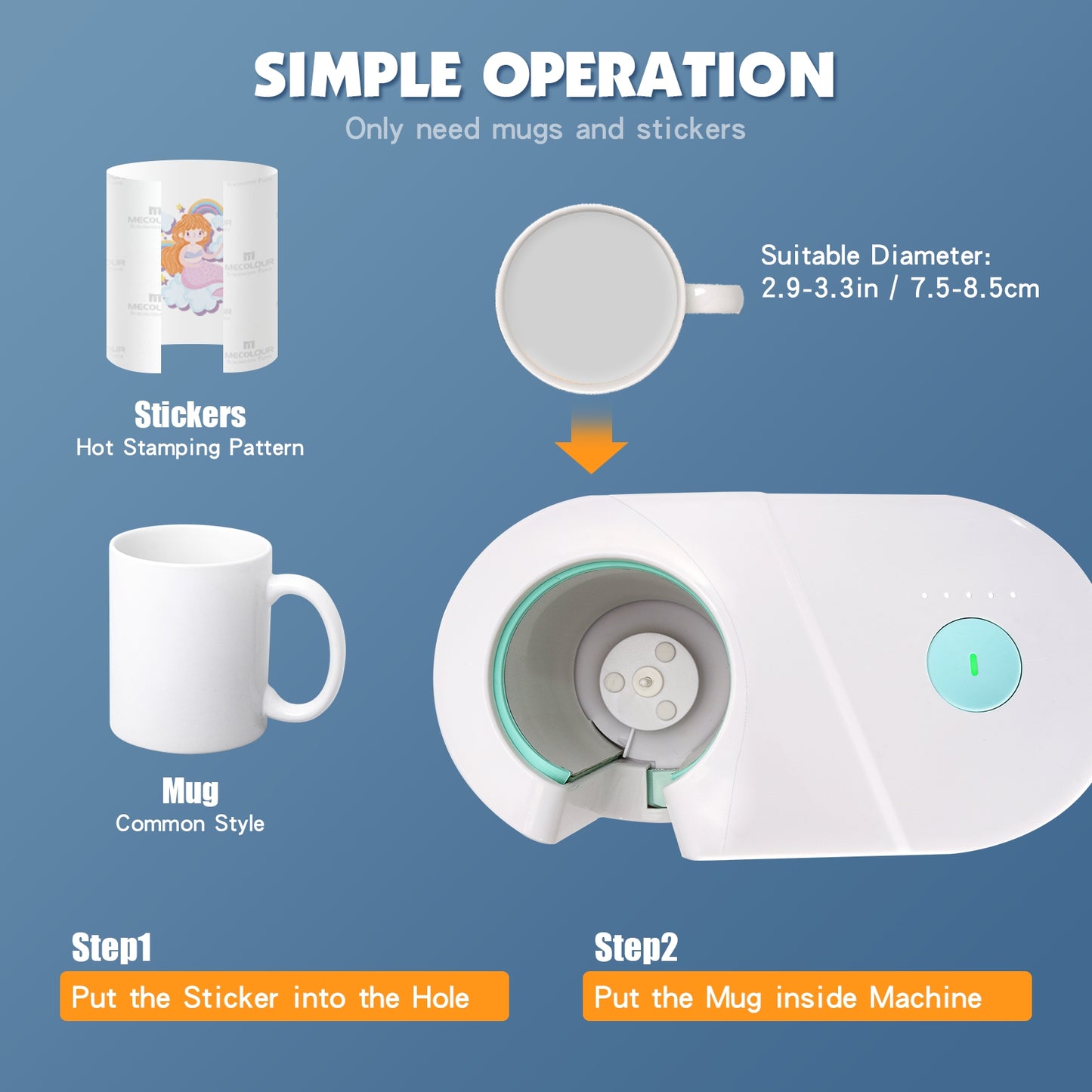 Máquina Automática de Impresión de Tazas