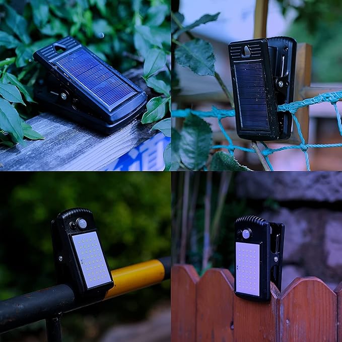 Lámpara LED Solar de Jardín con Sensor de Movimiento