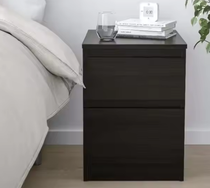 Mesita de Noche Moderna con Caja Fuerte Oculta y Cerradura NFC