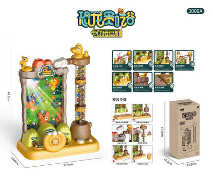 🦖🎯✨ Juego de Pelota de Dinosaurios para Niños | Máquina de Pelotas para Atrapar el Castillo | Juguete Educativo de Entrenamiento de Reacción