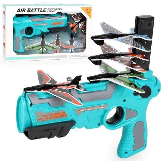 Pistola Lanzadora de Aviones de Espuma para Niños