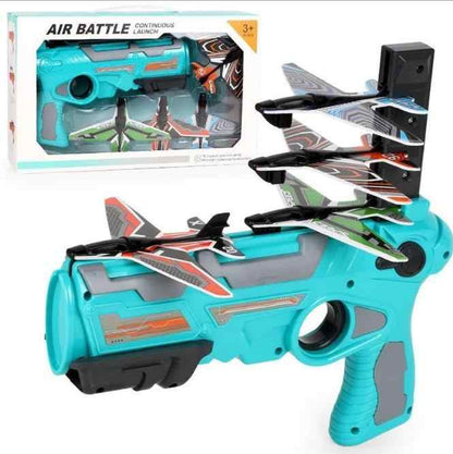 Pistola Lanzadora de Aviones de Espuma para Niños
