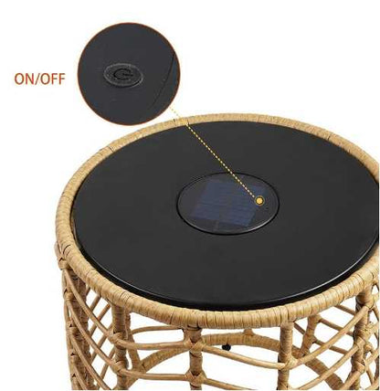 Luces solares chinas de lujo para jardín