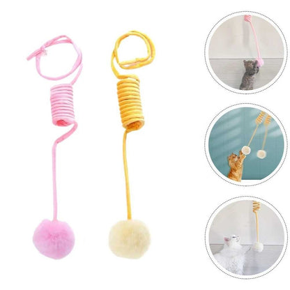 Juguete Interactivo con Cuerda Elástica y Bola con Resorte