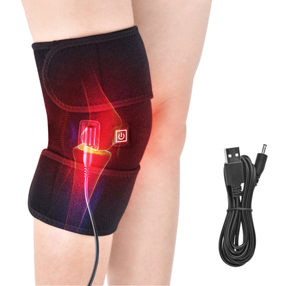 Rodillera Eléctrica Recargable Ajustable — ¡Masaje + Calor Terapéutico!