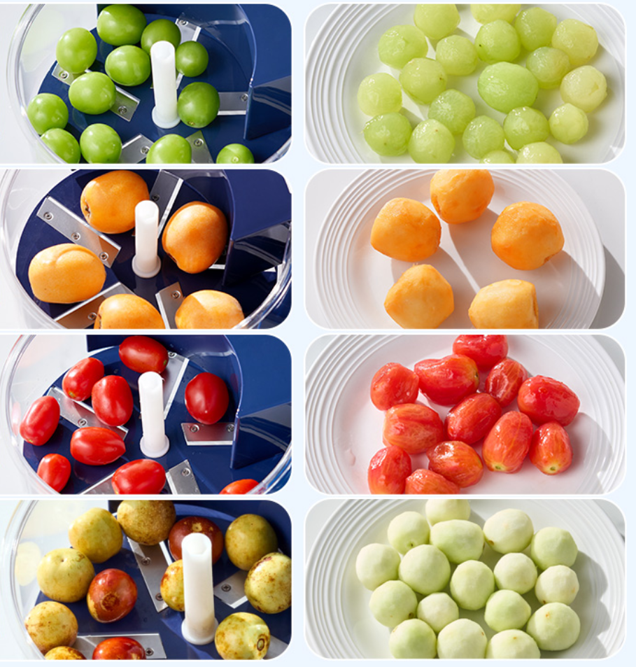 Máquina Peladora Automática de Frutas y Verduras