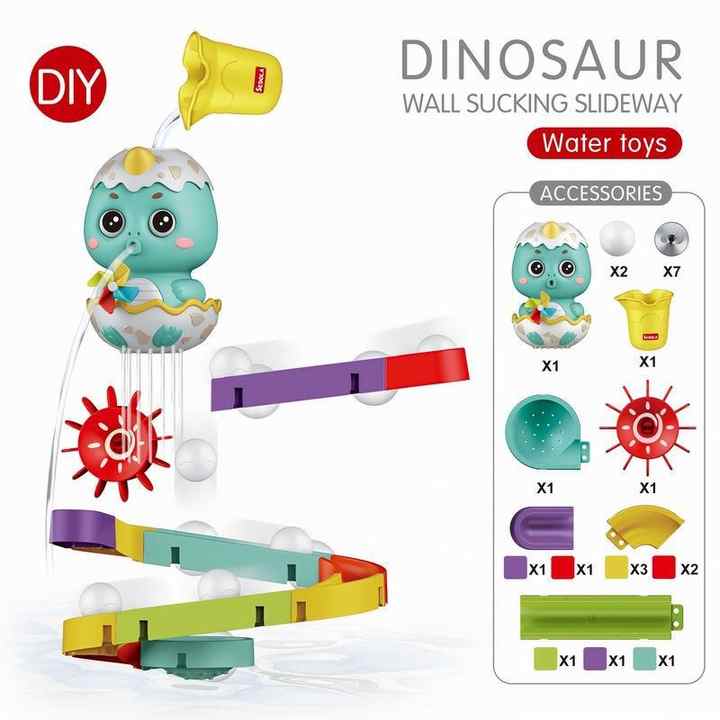 Tobogán de Dinosaurio para Bañera