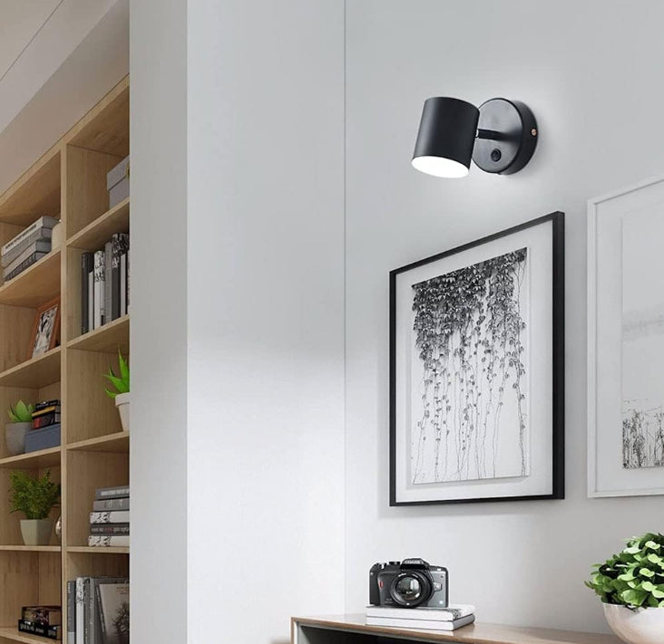 Lámpara de Pared Nórdica con Foco Ajustable
