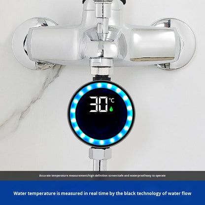 Termómetro de Grifo LED Universal 💡🌡️ | Control Visual de Temperatura para Bebés y Niños