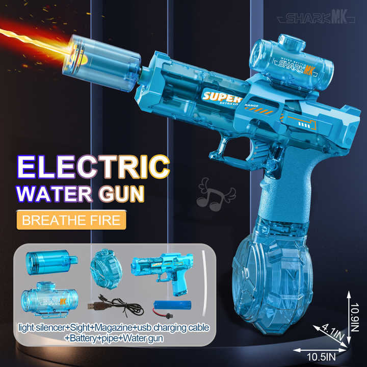 Pistola de Agua Eléctrica con Luces