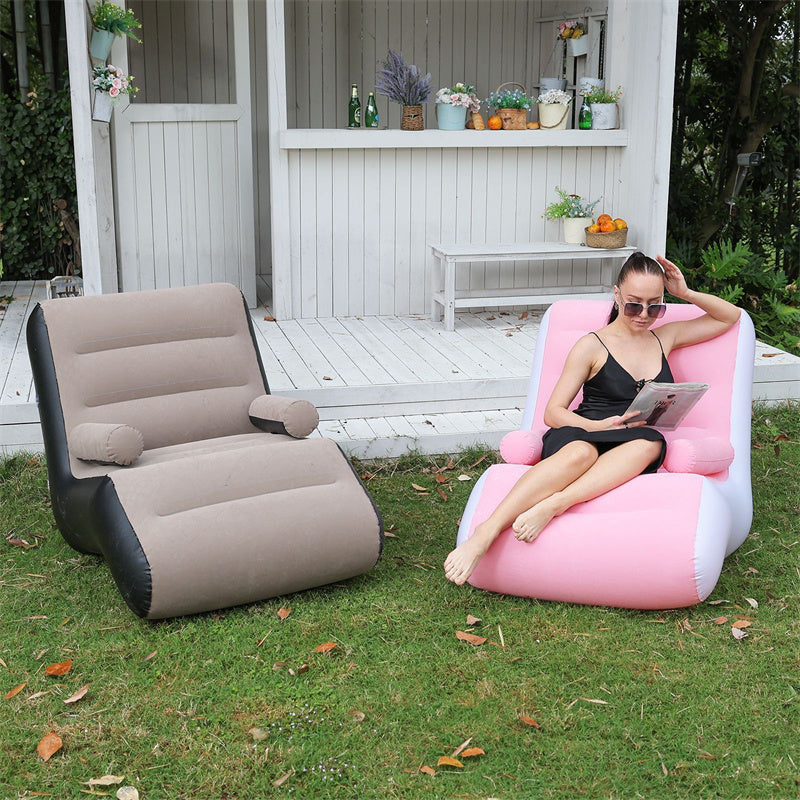 Sofá de Aire Inflable en Forma de “S”
