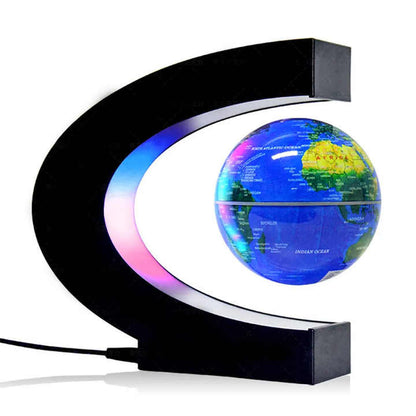 Globo Terráqueo Giratorio en Suspensión