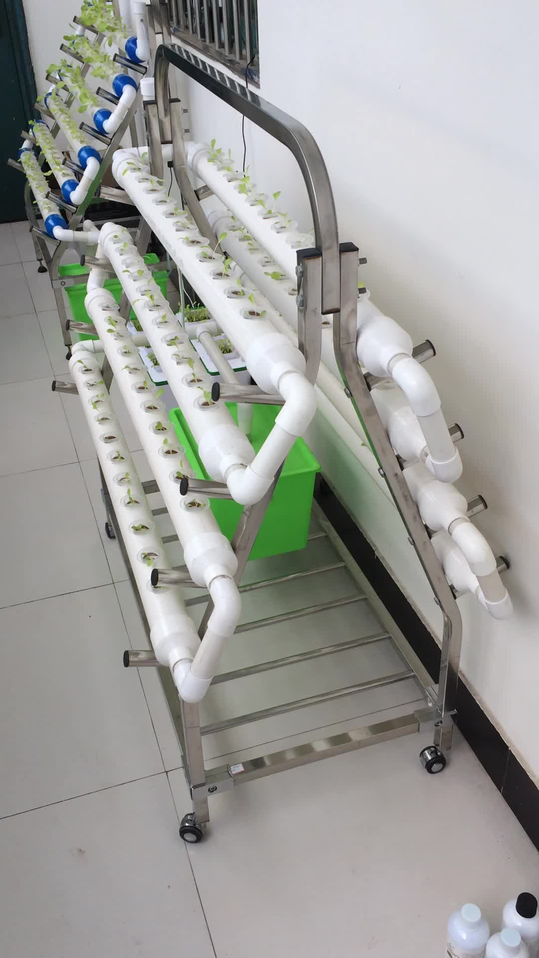 Sistema de Cultivo Hidropónico de Interior – Tecnología de Crecimiento sin Suelo para Huertos Modernos