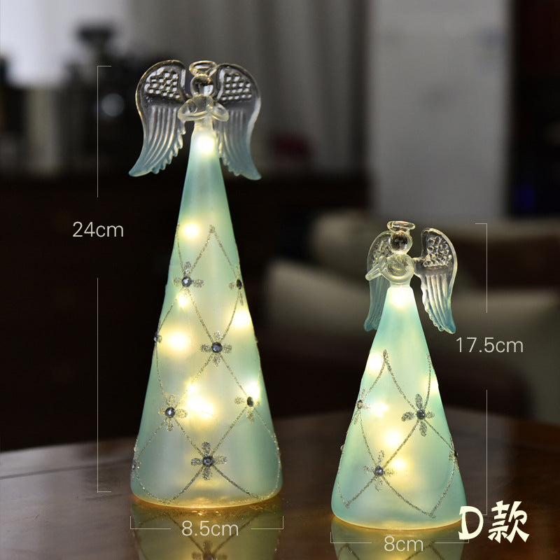 Árbol de Navidad de Cristal con Luz LED